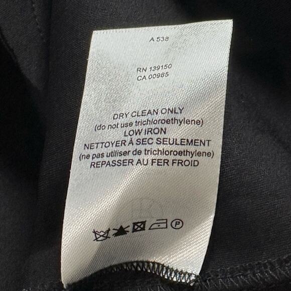 The Row Marina Scuba Dress Black US XS Front Pockets - Picture 11 of 12